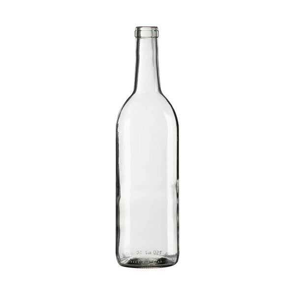 750 ml Clear Wine Bottles – Case of 12