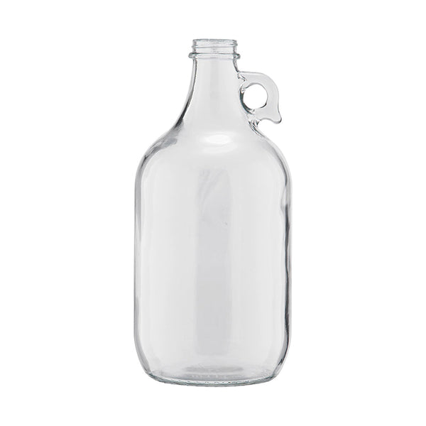 1/2 Gallon Clear Glass Growler
